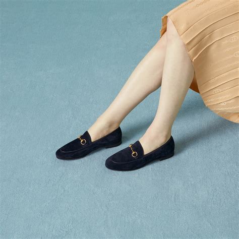 suede gucci loafers women's|gucci platform loafers women.